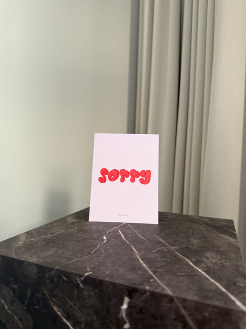 Bubble Words - Sorry