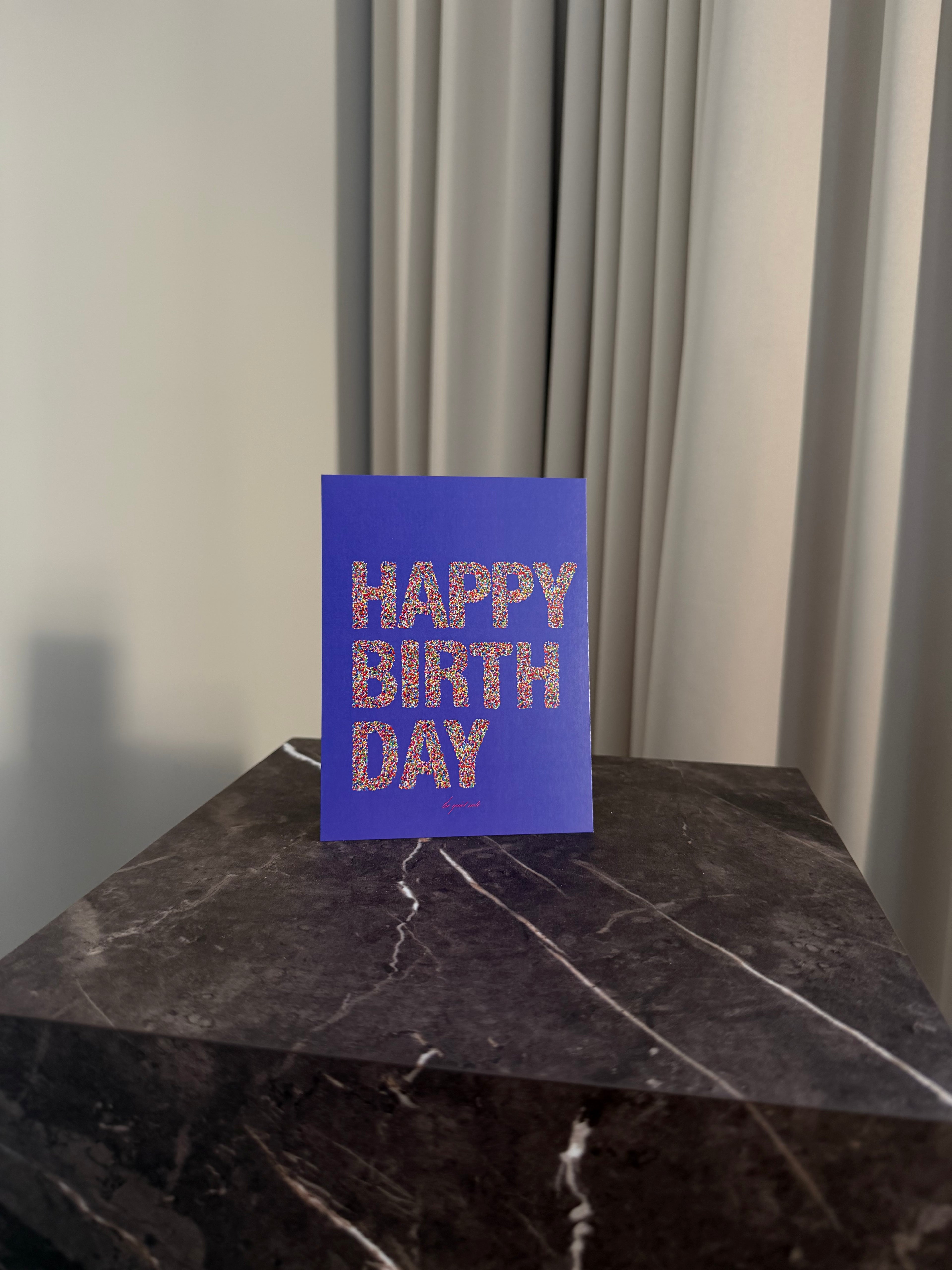 Birthday Sprinkles - Blue