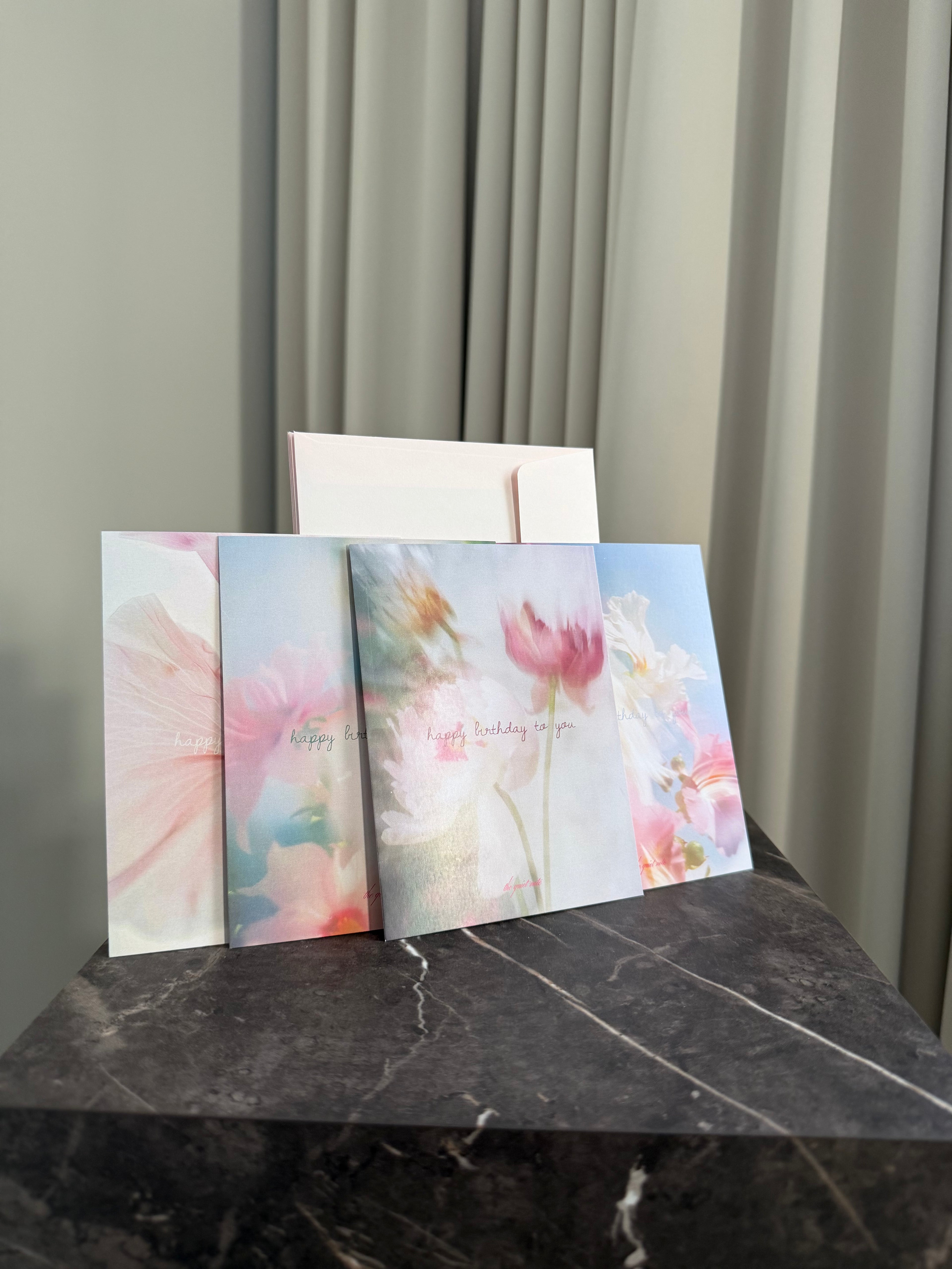 Blooming Wishes - 4 Cards