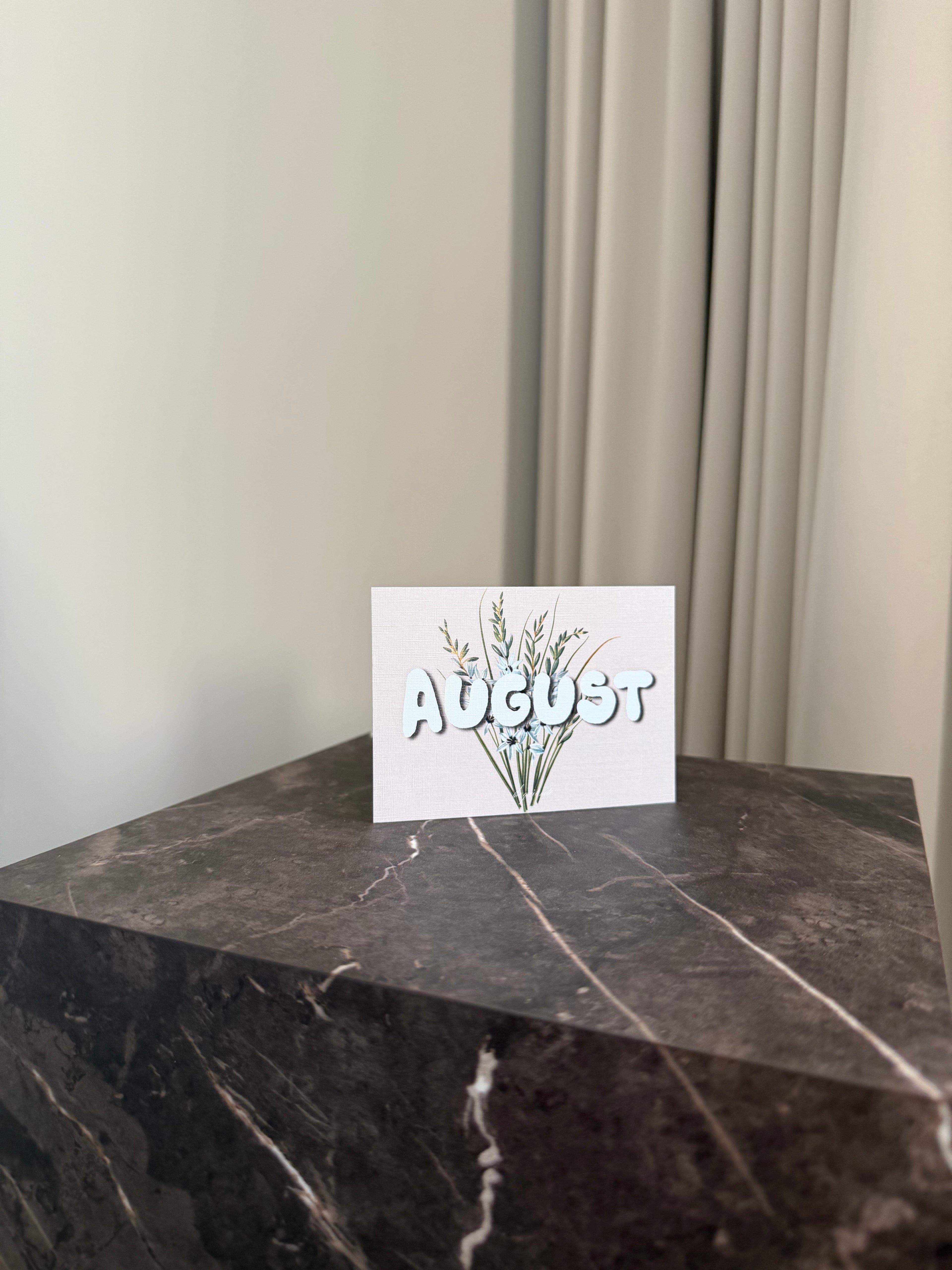 A Year In Bloom - August