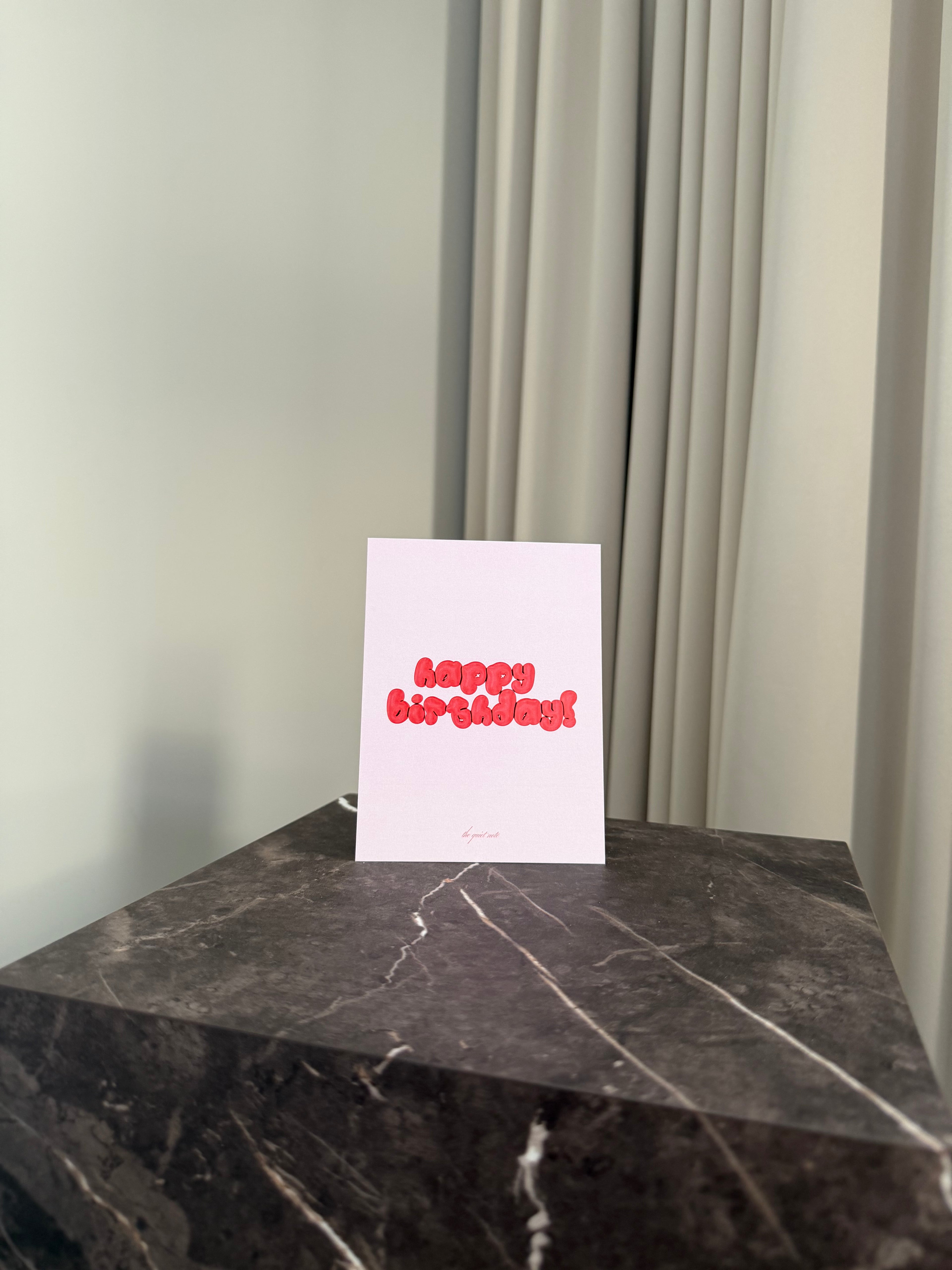 Bubble Words - Happy Birthday