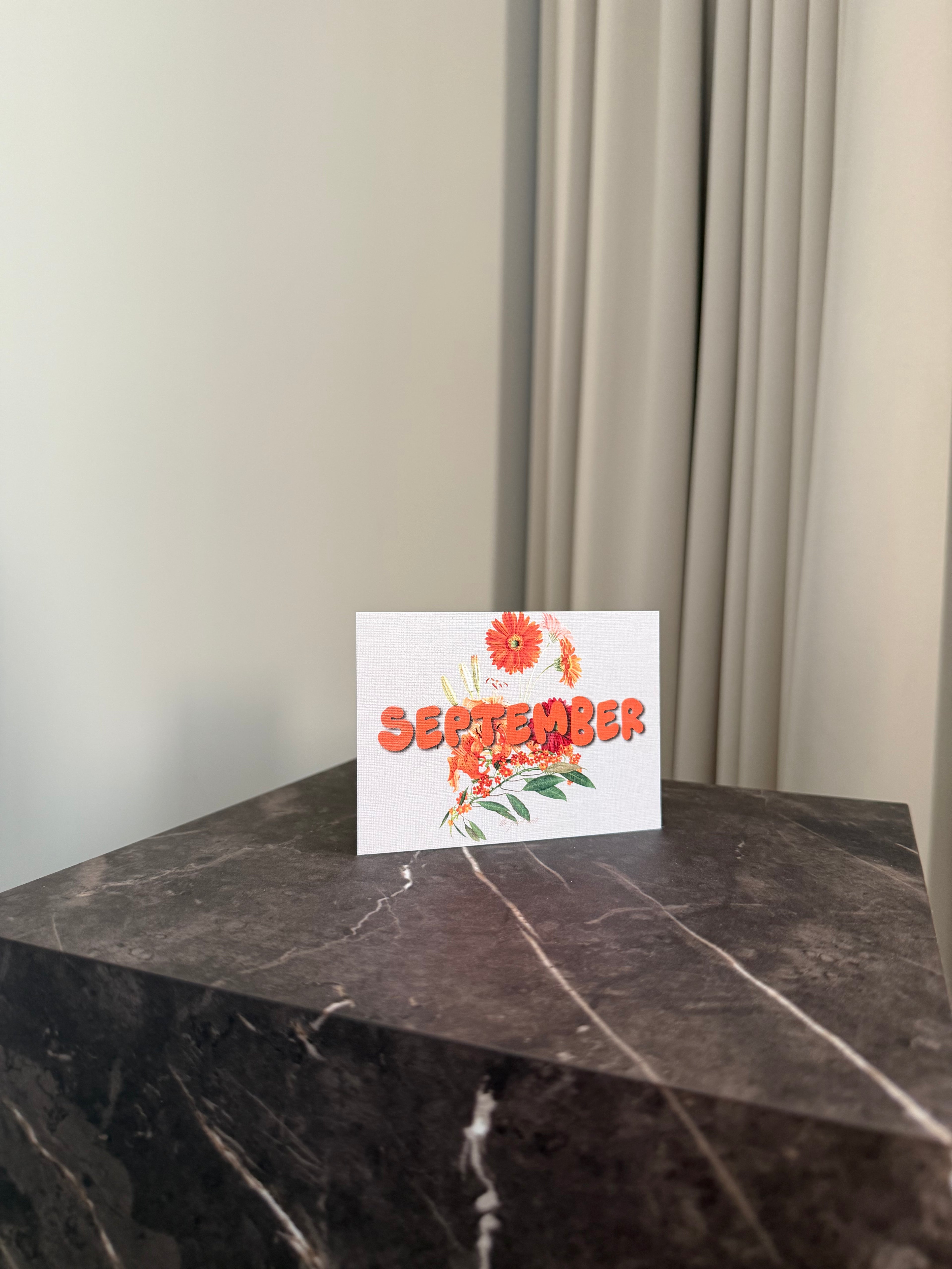 A Year In Bloom - September