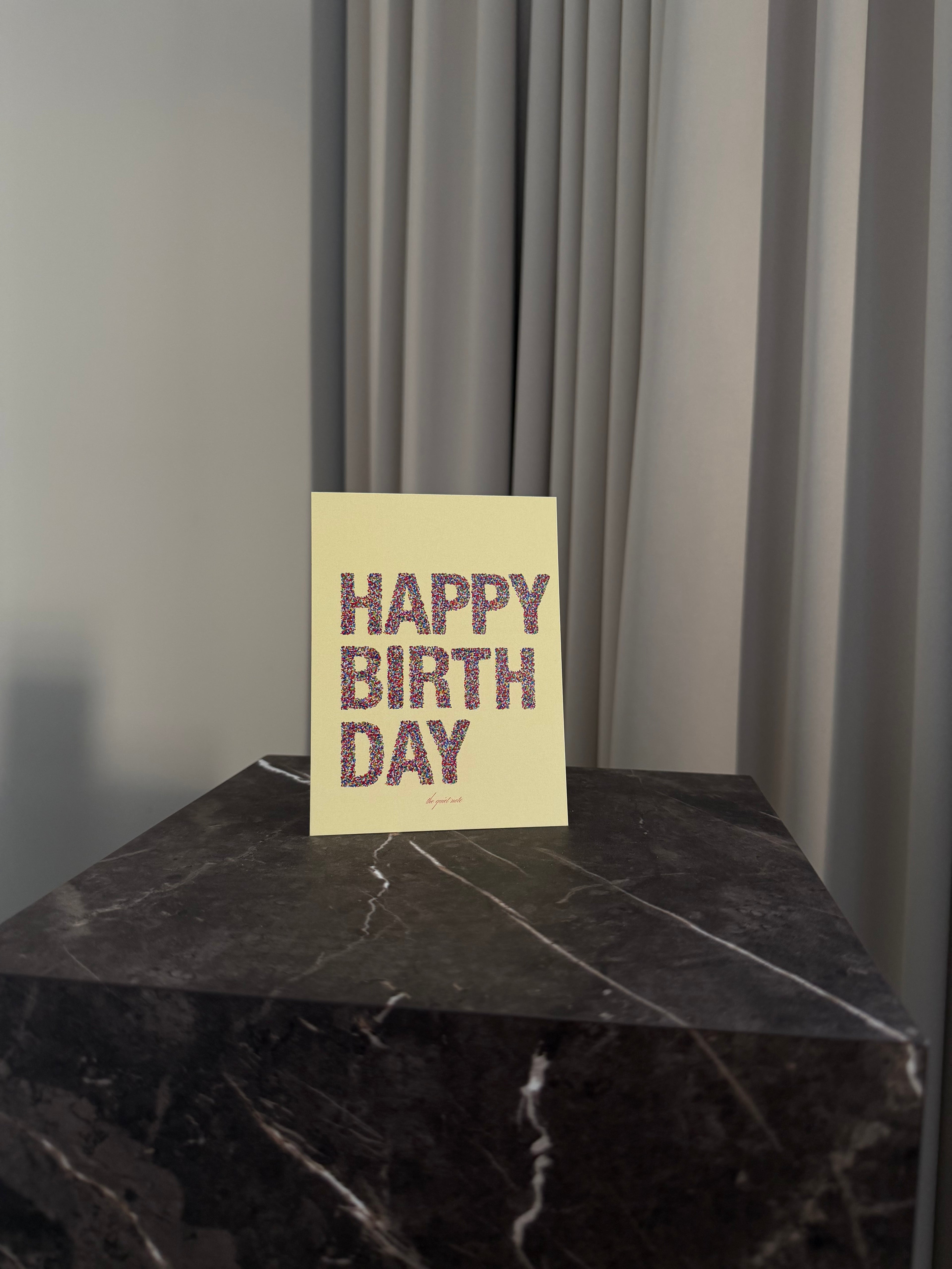 Birthday Sprinkles - Yellow