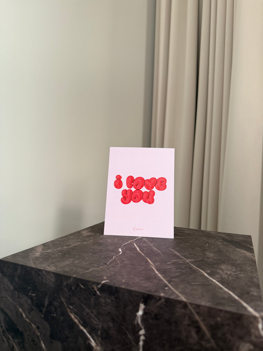 Bubble Words - I Love You