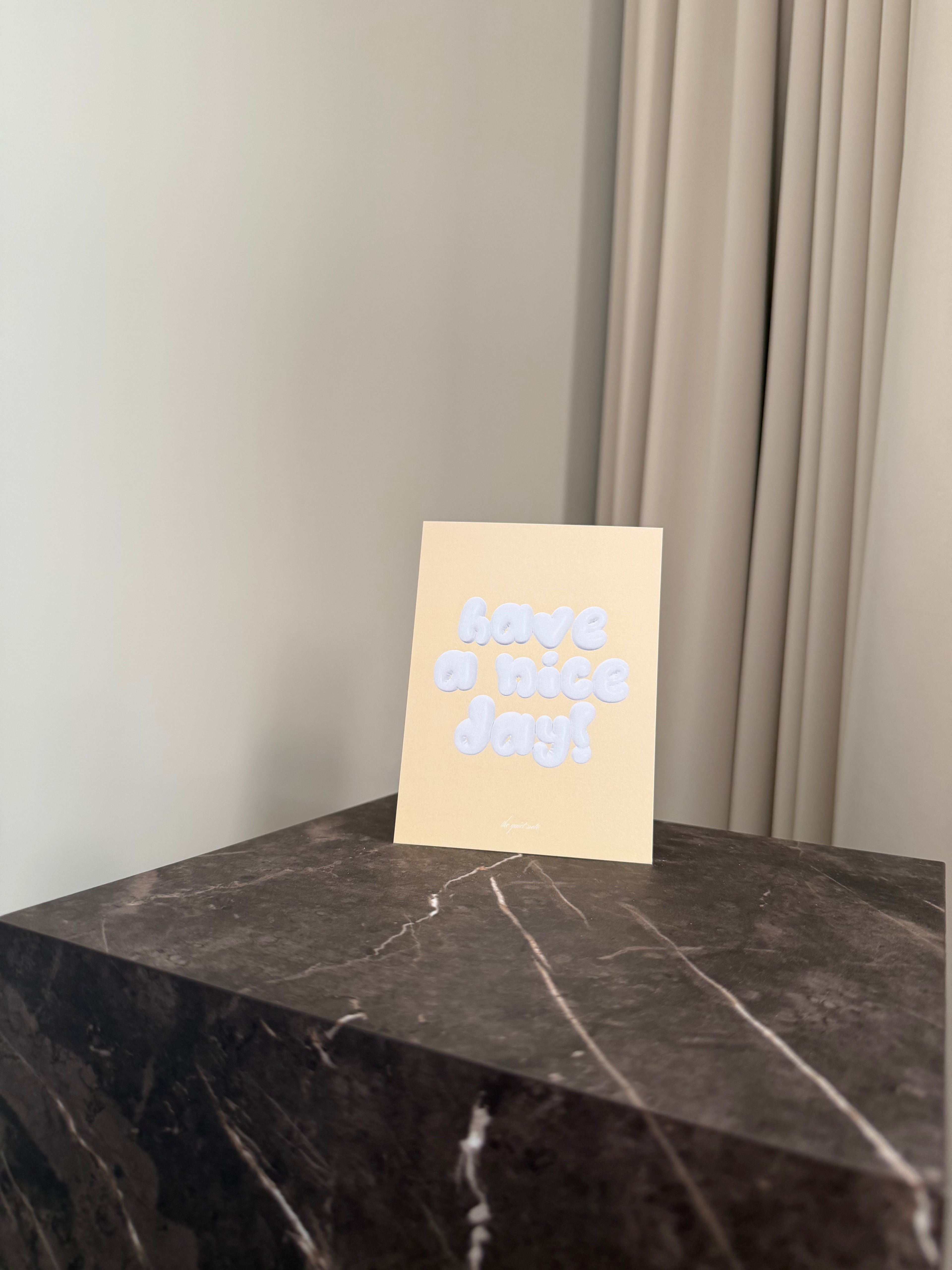 Bubble Words - Have A Nice Day
